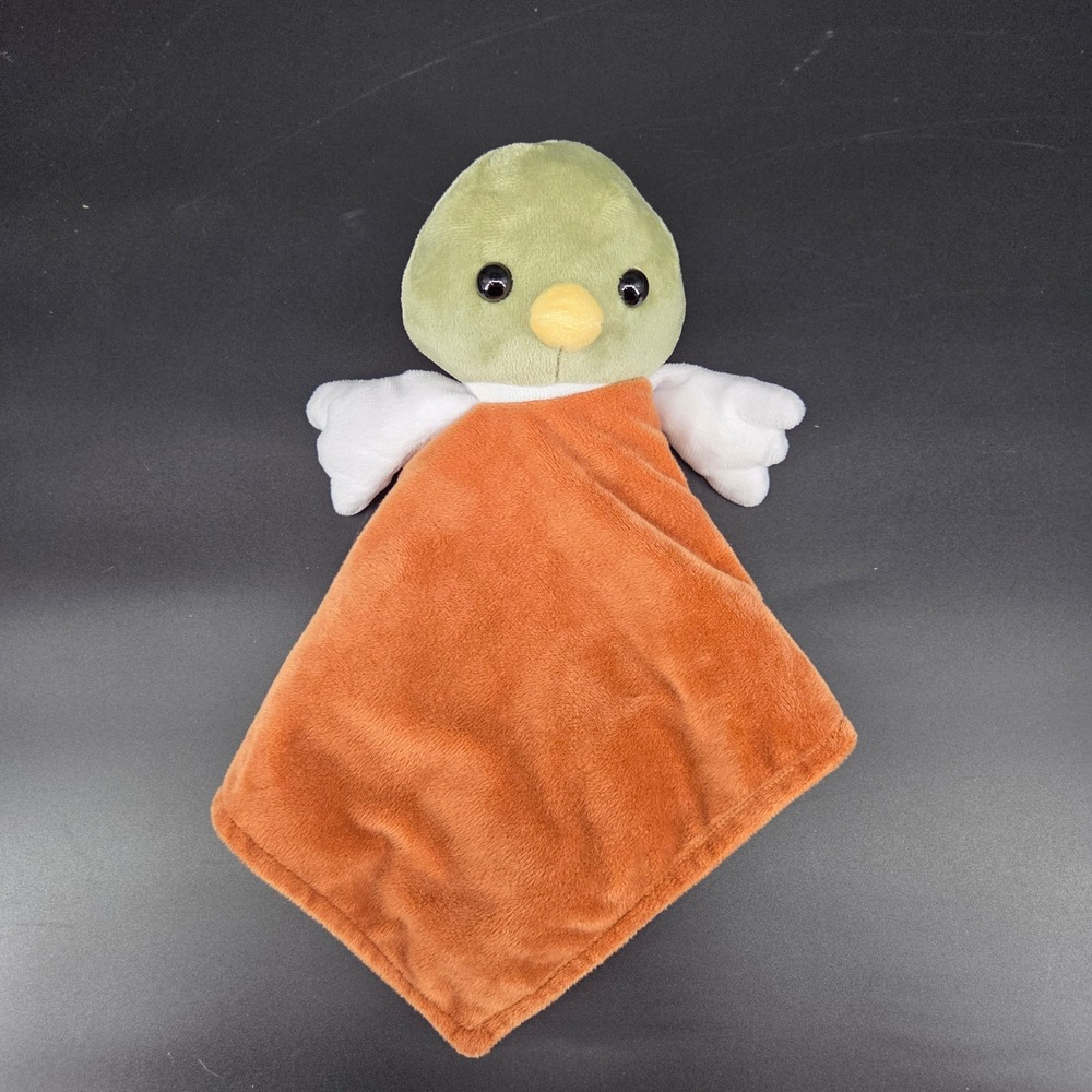 Fanfanwin curity Blanket Lovey Green Head Orange Plush Toy